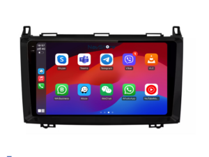 Navigation til Mercedes Vito, Sprinter, Viano, B200 A B-klasse, Android, 2K display, 4GB RAM, 64GB lager, Bluetooth, WiFi, Carplay