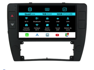 Navigation til Volkswagen Passat B5 (2000-2005), 9 tommer, 1Gb RAM, 32Gb lager, Carplay