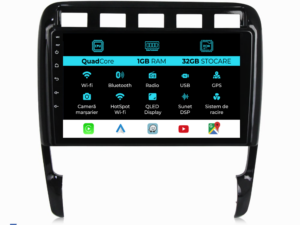 Navigation til Porsche Cayenne, (2002-2010), 9 tommer, 1Gb RAM, 32Gb lager, Carplay