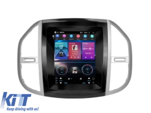 Navigation til Android Dedikeret Mercedes Vito W447 (2014-2021), 9,7 tommer, 6Gb RAM, 128Gb lager, Bluetooth, WiFi, Carplay