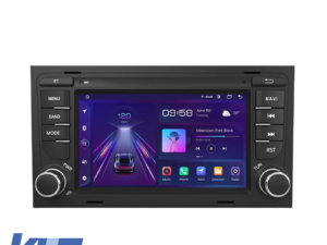 Navigation til Audi A4 B6 B7 (2001 - 2008), 7 tommer, 4 GB RAM, 64 GB lager, Bluetooth, WiFi, Carplay