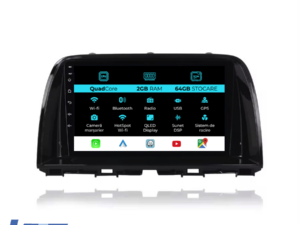 Navigation til Mazda CX-5, (2012-2015), 9 tommer, 2 GB RAM, 64 GB lager, CarPlay