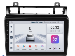 Navigation til Volkswagen, Touareg (2010-2018), 9 tommer, 4 GB RAM, 64 GB lager, Bluetooth, WiFi, Carplay