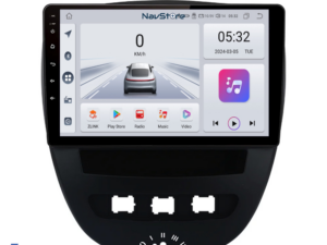 Navigation til Peugeot 107, Citroën C1, Toyota Aygo (2005 - 2015), 10 tommer, 4GB RAM, 64GB lager, Bluetooth, WiFi, Carplay