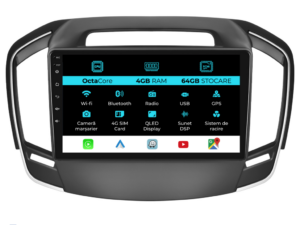 Navigation til Opel Insignia, 2013 - 2017, 9 tommer, 4 GB RAM, 64 GB lager, Carplay