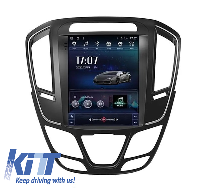 Navigation til Opel Insignia, 2013 - 2018, 9,7 tommer, 6Gb RAM, 128Gb lager, Bluetooth, WiFi, Waze, Carplay