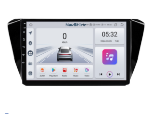 Navigation til Skoda, Superb 3 (2015-2019), 10 tommer, 4Gb RAM, 64Gb lager, Bluetooth, WiFi, Carplay