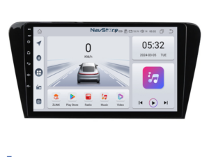 Navigation til Android Dedikeret Skoda Octavia 3 (2013 - 2018) 10 Tommer, 4Gb RAM, 64Gb lager, Bluetooth, WiFi, Waze, Carplay
