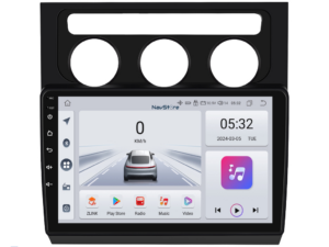 Navigation til Android Dedikeret Volkswagen Touran (2003-2010), 9 Tommer, 4Gb Ram, 64Gb Lager, Bluetooth, WiFi, Carplay