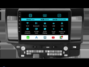 Navigation til Mitsubishi Lancer, (2007-2013), 9 tommer, 4 GB RAM, 64 GB lager, Carplay