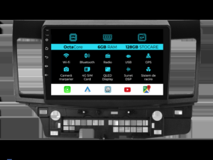 Navigation til Mitsubishi Lancer, 2007-2013, 9 Tommer, 6Gb RAM, 128Gb Lager, Carplay