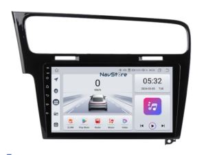 Navigation til Volkswagen, Golf 7 (2013-2020), 10 tommer, 4Gb RAM, 64Gb lager, Bluetooth, WiFi, Carplay