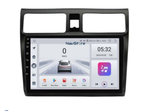 Navigation til Suzuki Swift, (2003-2010), 10 Tommer, 4Gb RAM, 64Gb Lager, Bluetooth, WiFi, Carplay