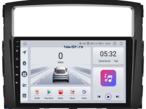 Navigation til Mitsubishi Pajero, 2006 - 2018, 9 tommer, 4Gb RAM, 64Gb lager, Bluetooth, WiFi, Carplay