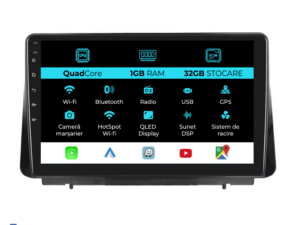 Navigation til Ford Focus, 2018-2024, 9 Tommer, 1Gb RAM, 32Gb Lager, Carplay