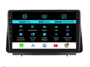 Navigation til Ford Focus, 2018-2024, 9 tommer, 8GB RAM, 256GB lager, Carplay