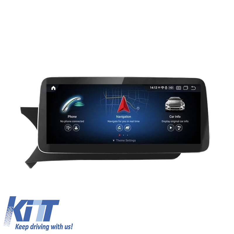 Navigation til Mercedes Benz C-Class W204 S204 C204 (2008-2014), 10,25 tommer, 4Gb RAM, 64Gb lager, Carplay