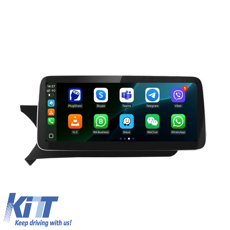 Navigation til Mercedes Benz C-Class W204 S204 C204 (2008-2014), 12,3 tommer, 8GB RAM, 256GB lager, Carplay - Billede 2