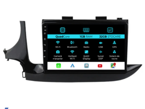 Navigation til Opel Mokka, 2016 - 2024, 9 tommer, 1 GB RAM, 32 GB lager, Carplay