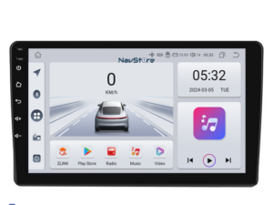 Navigation til Fiat Panda, 2003 - 2012, 9 tommer, 4 GB RAM, 64 GB lager, Bluetooth, WiFi, Carplay