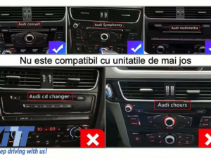 Navigation til Audi A4 B8 (2009 - 2012), 8,8 tommer, 4GB RAM, 64GB lager, Carplay