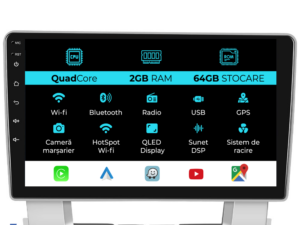 Navigation til Opel Astra J (2010 - 2015), 9 tommer, 2Gb RAM, 64Gb lager, Carplay