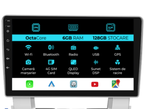 Navigation til Opel Astra J (2010 - 2015), 9 tommer, 6Gb RAM, 128Gb lager, Carplay
