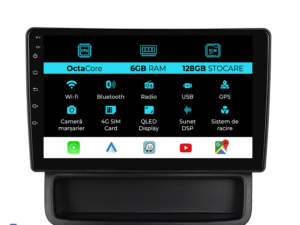 Navigation til Renault Trafic, 2010 - 2014, 10 Tommer, 6Gb RAM, 128Gb Lager, Carplay