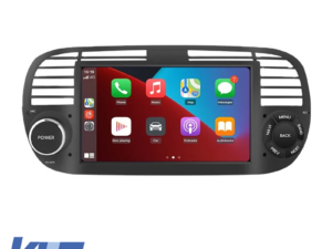 Navigation til Fiat 500, 2007-2015, 7 tommer, 2Gb RAM, 32Gb lager, Apple Carplay Android Auto