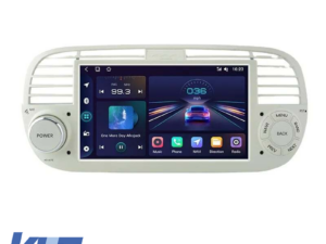 Navigation til Fiat 500, (2007-2015), 7 tommer, 2 GB RAM, 32 GB lager, Apple Carplay Android Auto