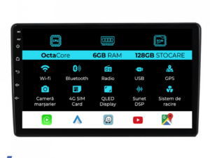 Navigation til Volkswagen Beetle, 2012 - 2018, 9 tommer, 6Gb RAM, 128Gb lager, Carplay
