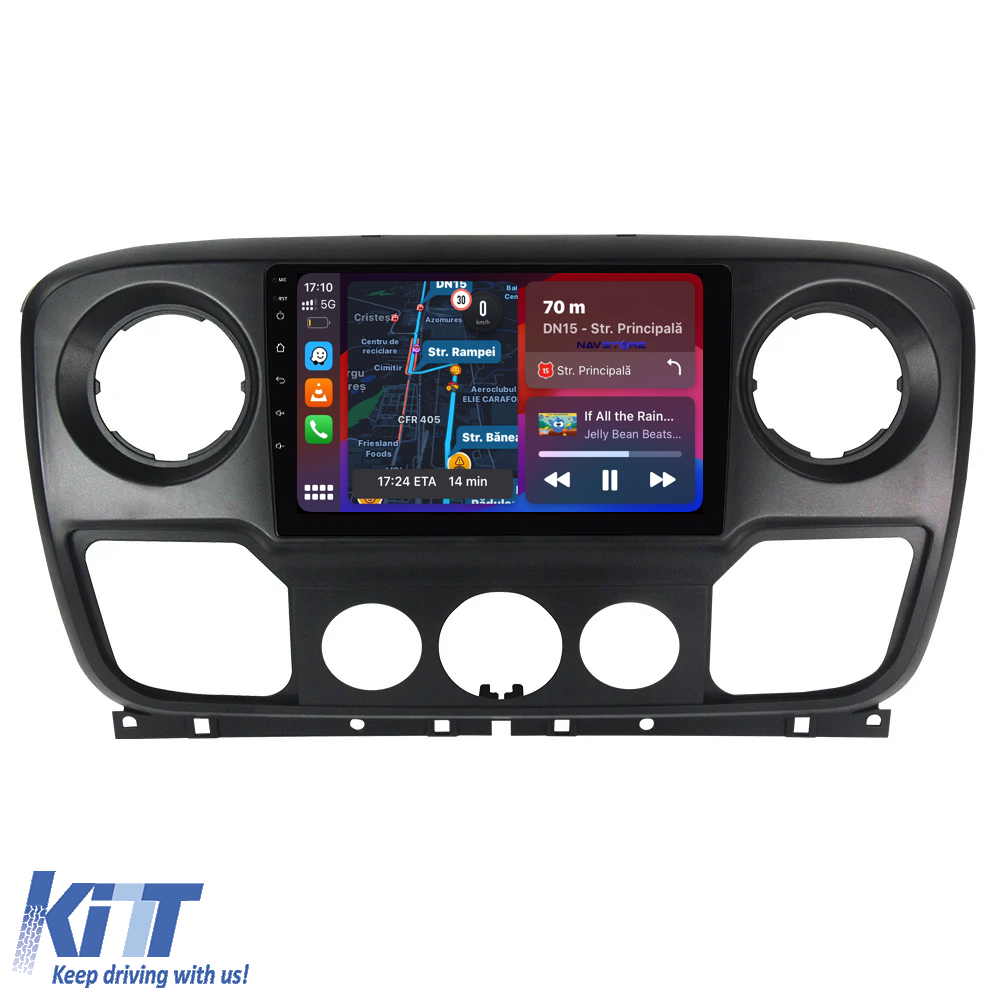 Navigation til Opel Movano, Renault Master, Nissan NV400 (2010-2020), 10 Tommer, 6Gb RAM, 128Gb Lager, Carplay - Billede 2