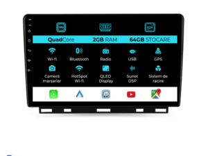 Navigation til Renault Clio 5 (2019 - 2024), 9 tommer, 2Gb RAM, 64Gb lager, Carplay