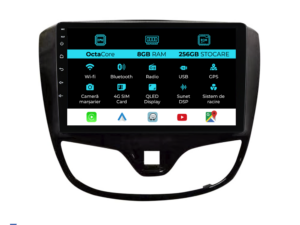 Navigation til Opel Karl, 2015 - 2019, 9 tommer, 8 GB RAM, 256 GB lager, Carplay