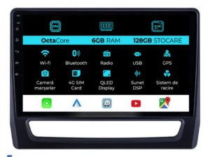 Navigation til Mitsubishi ASX 2 (2019 - 2025), 10 tommer, 6Gb RAM, 128Gb lager, Carplay
