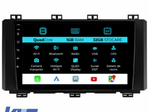Navigation til Seat Ateca, 2016 - 2021, 9 tommer, 1 Gb RAM, 32 Gb lager, Carplay