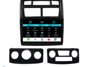 Navigation til Kia, Sportage (2004-2010), 9 tommer, 6 GB RAM, 128 GB lager, Carplay