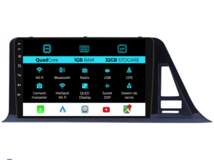 Navigation til Toyota CHR, 2016 - 2020, 9 tommer, 1 GB RAM, 32 GB lager, Carplay