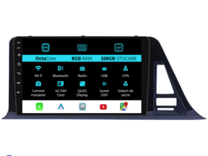 Navigation til Toyota CHR, 2016 - 2020, 9 Tommer, 8Gb RAM, 256Gb Lager, Carplay