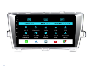 Navigation til Toyota Prius W3 (2009 - 2015), 9 tommer, 8 GB RAM, 256 GB lager, Carplay