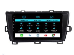 Navigation til Toyota Prius W3 (2009 - 2015), 9 tommer, 1 GB RAM, 32 GB lager, Carplay