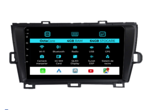 Navigation til Toyota Prius W3 (2009 - 2015), 9 tommer, 4Gb RAM, 64Gb lager, Carplay