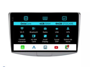 Navigation til Volkswagen Passat B6 B7 CC (2005-2015), 10 tommer, 4Gb RAM, 64Gb lager, Carplay