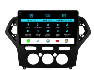 Navigation til Ford Mondeo, (2007-2014), 10 tommer, 8Gb RAM, 256Gb lager, Carplay.