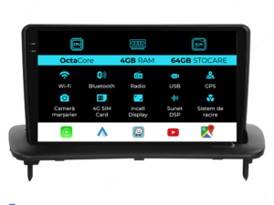 Navigation til Volvo S40, (2004-2012), 9 tommer, 4Gb RAM, 64Gb lager, Carplay