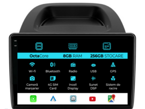 Navigation til Ford Ecosport, 2017-2025, 9 Tommer, 8Gb RAM, 256Gb Lager, Carplay