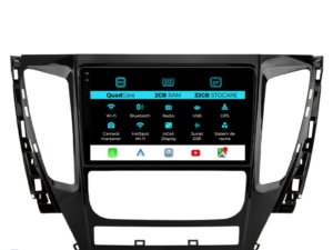 Navigation til Mitsubishi Pajero, 2016-2018, 9 tommer, 2Gb RAM, 32Gb lager, Carplay