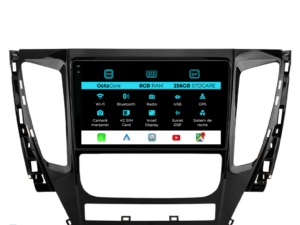 Navigation til Mitsubishi Pajero, (2016-2018), 9 tommer, 8GB RAM, 256GB lager, Carplay.