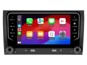 Navigation til Audi A4 B6 B7 (2001 - 2008), 7 tommer, 2Gb RAM, 64Gb lager, Carplay