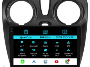 Navigation til Dacia Dokker, Lodgy (2012-2020), Incell 9Tommer, 2Gb RAM, 32Gb Lager, Carplay